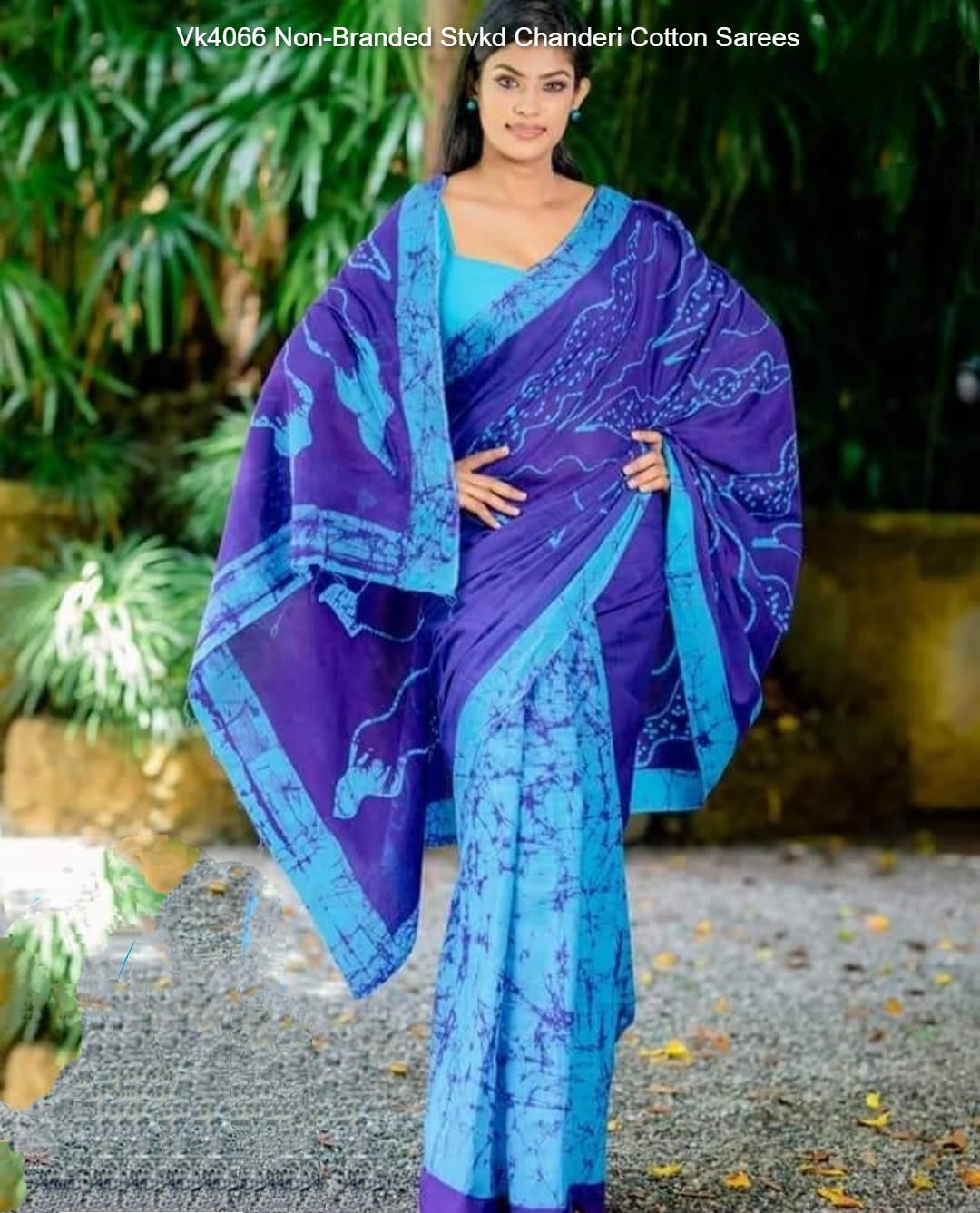 Vk4066 Non-Branded Stvkd Chanderi Cotton Sarees