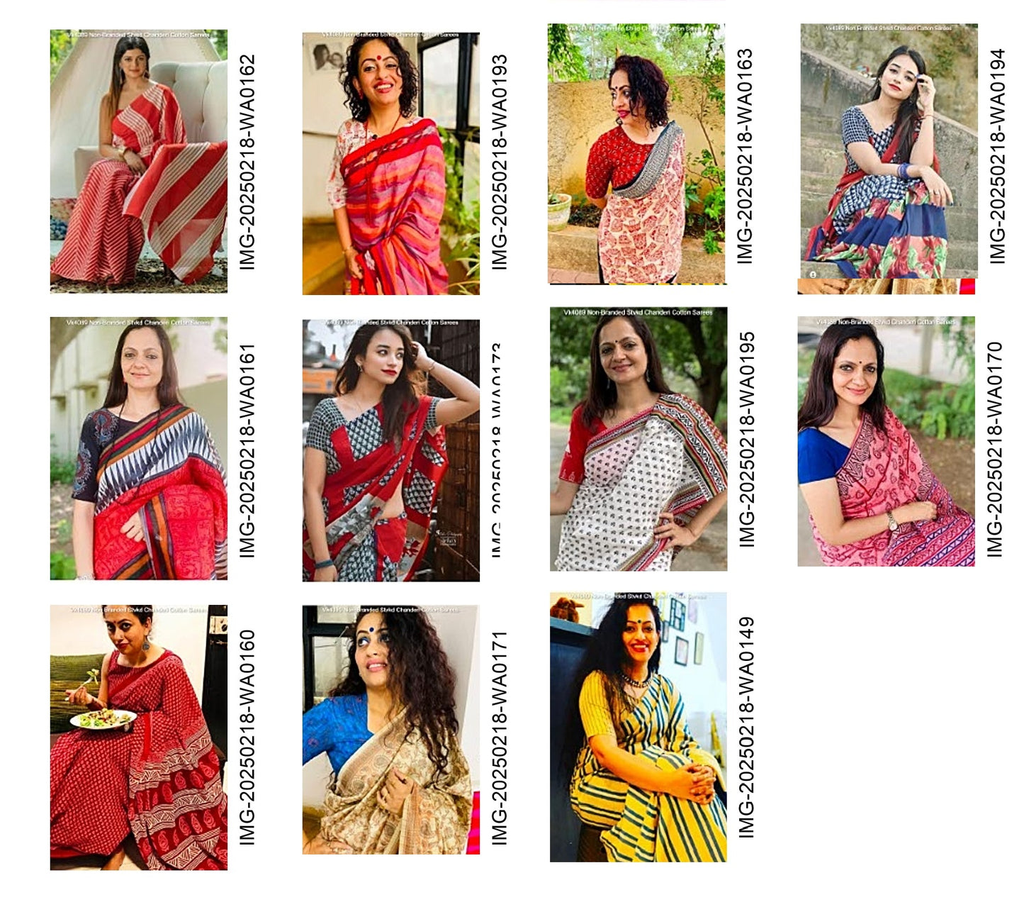 Vk4089 Non-Branded Stvkd Chanderi Cotton Sarees