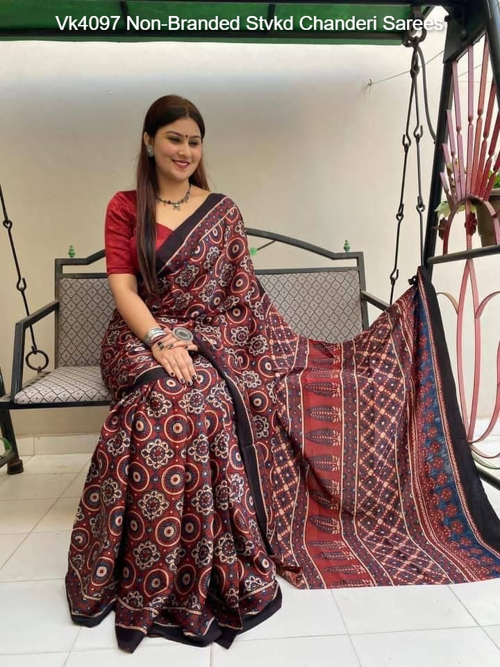 Vk4097 Non-Branded Stvkd Chanderi Sarees