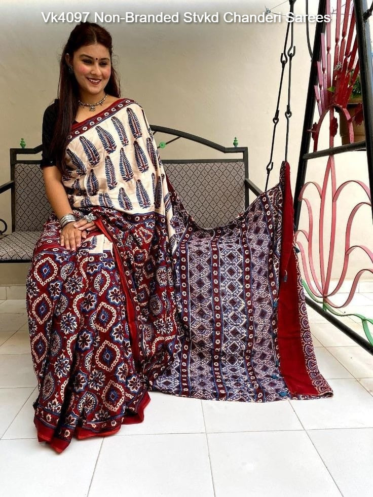 Vk4097 Non-Branded Stvkd Chanderi Sarees