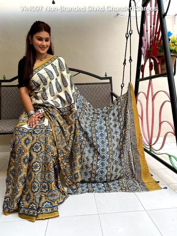 Vk4097 Non-Branded Stvkd Chanderi Sarees