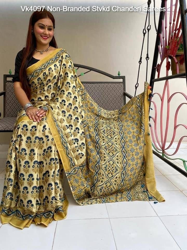 Vk4097 Non-Branded Stvkd Chanderi Sarees