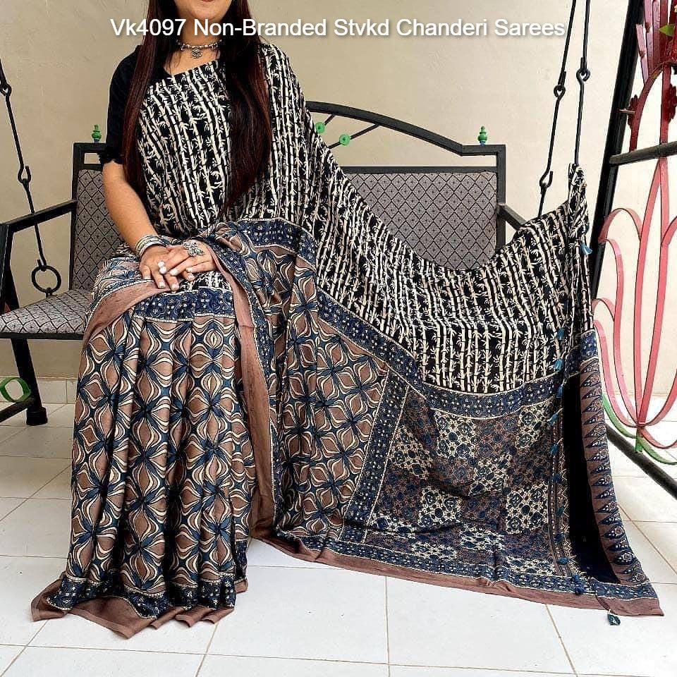 Vk4097 Non-Branded Stvkd Chanderi Sarees