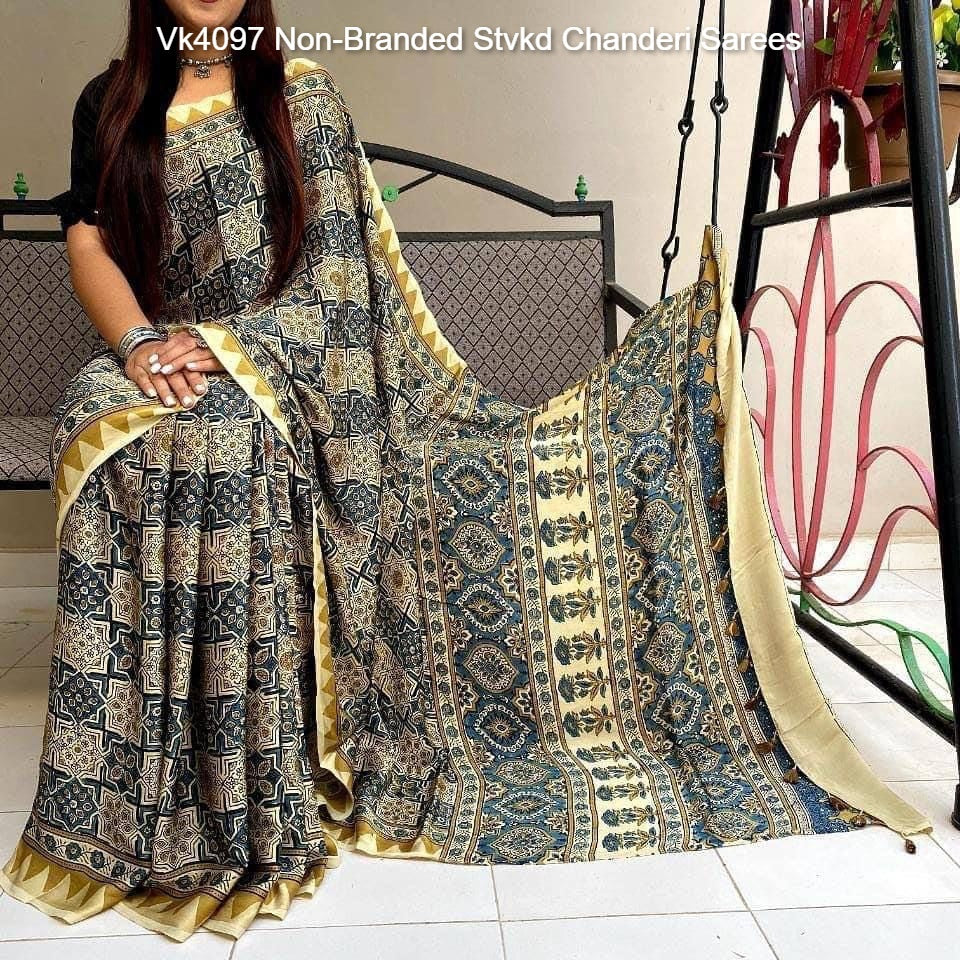 Vk4097 Non-Branded Stvkd Chanderi Sarees