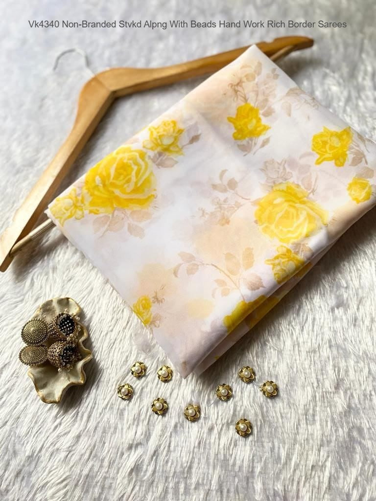 Vk4169 Non-Branded Stvkd Georgette Sarees