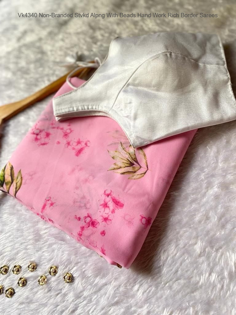 Vk4169 Non-Branded Stvkd Georgette Sarees