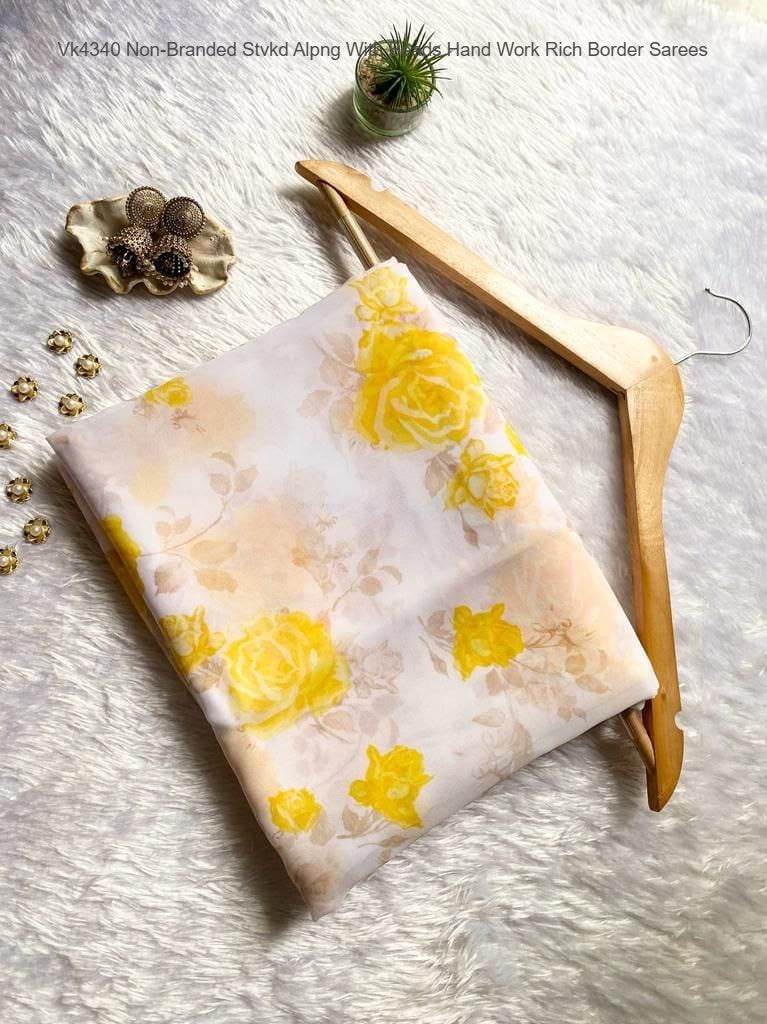 Vk4169 Non-Branded Stvkd Georgette Sarees