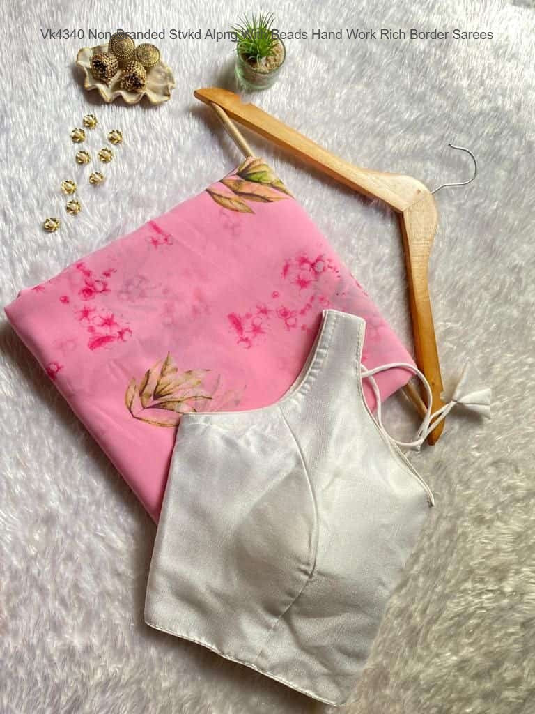 Vk4169 Non-Branded Stvkd Georgette Sarees