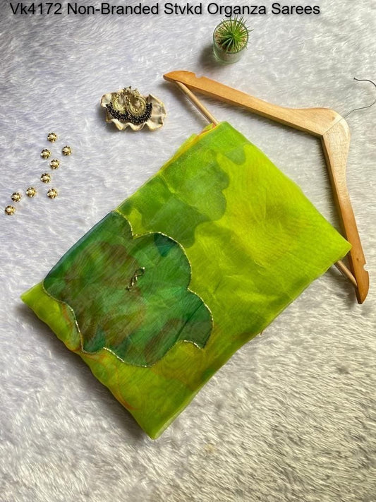 Vk4172 Non-Branded Stvkd Organza Sarees