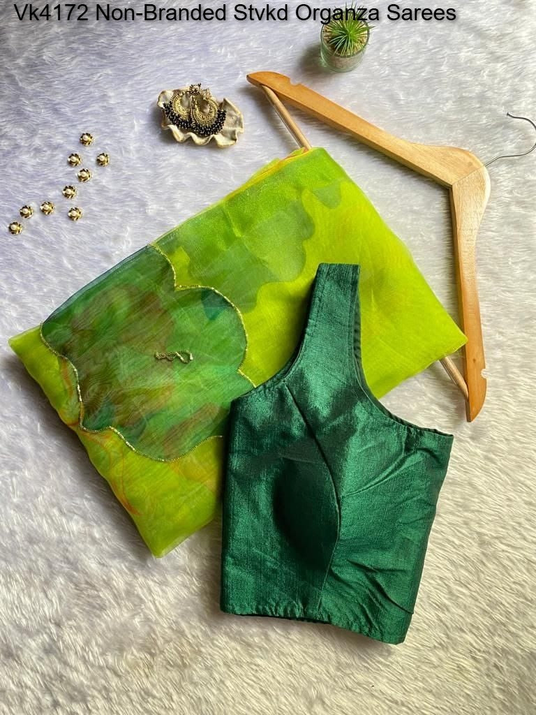 Vk4172 Non-Branded Stvkd Organza Sarees