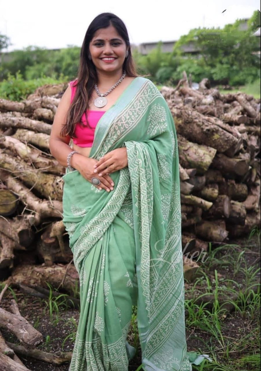 Vk4189 Non-Branded Stvkd Linen Sarees