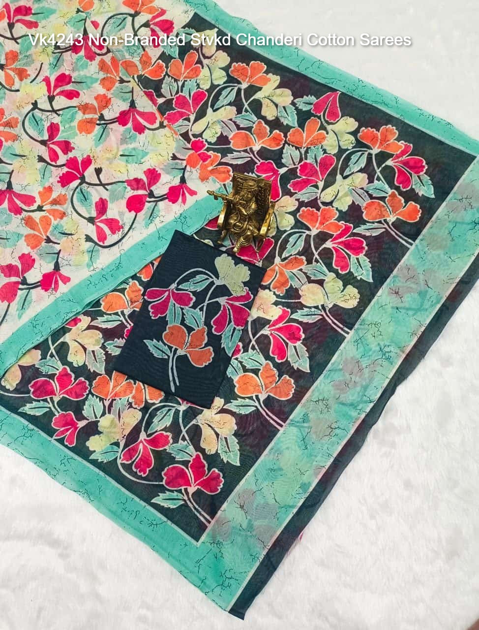 Vk4243 Non-Branded Stvkd Chanderi Cotton Sarees
