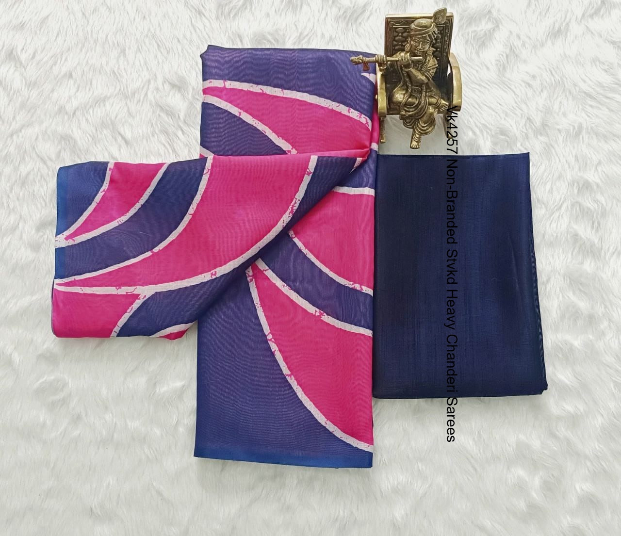 Vk4257 Non-Branded Stvkd Heavy Chanderi Sarees