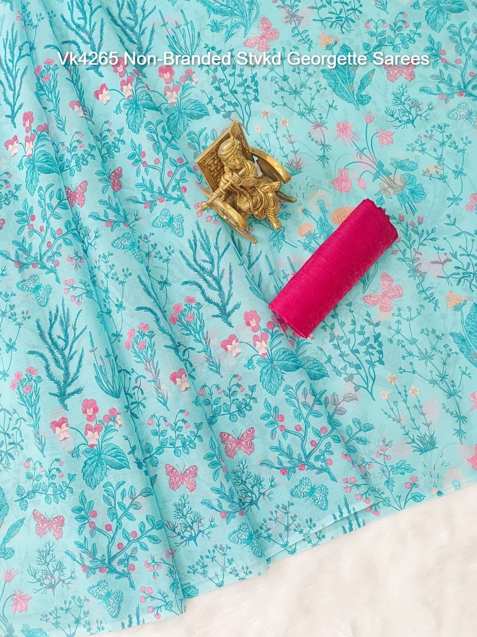 Vk4265 Non-Branded Stvkd Georgette Sarees