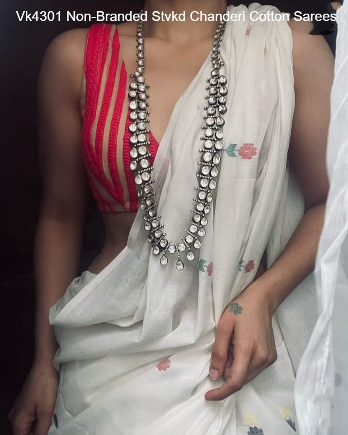 Vk4301 Non-Branded Stvkd Chanderi Cotton Sarees