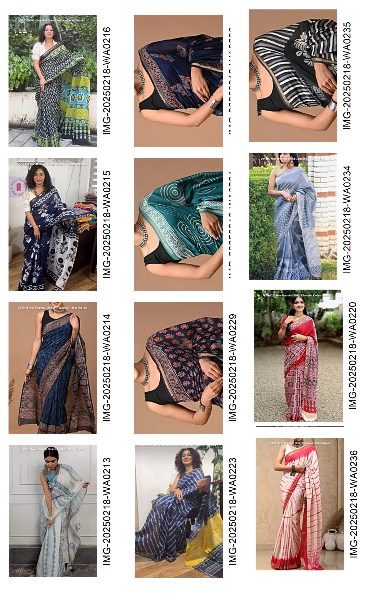 Vk4329 Non-Branded Stvkd Chanderi Cotton Sarees