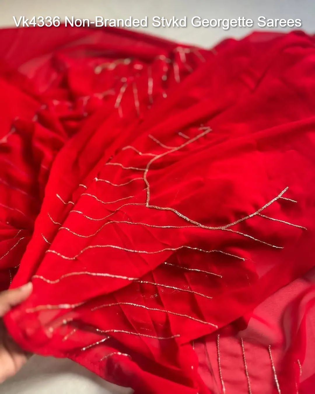 Vk4336 Non-Branded Stvkd Georgette Sarees