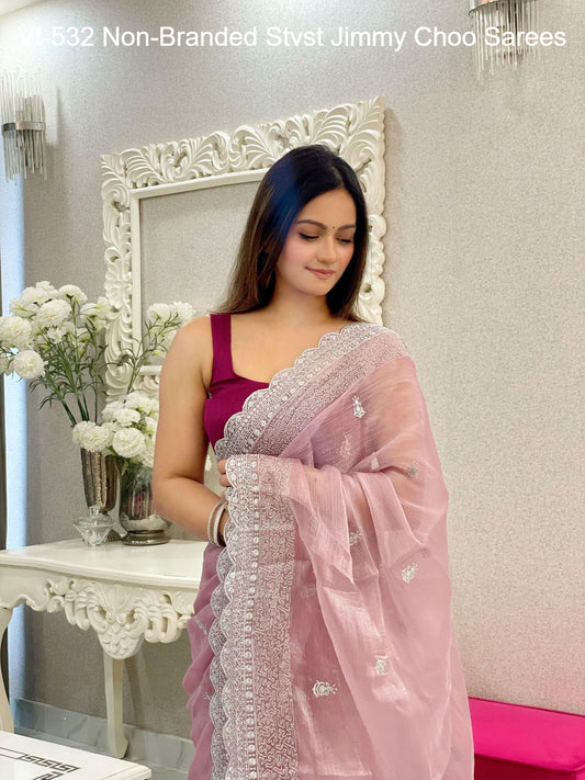 Vt-532 Non-Branded Stvst Jimmy Choo Sarees