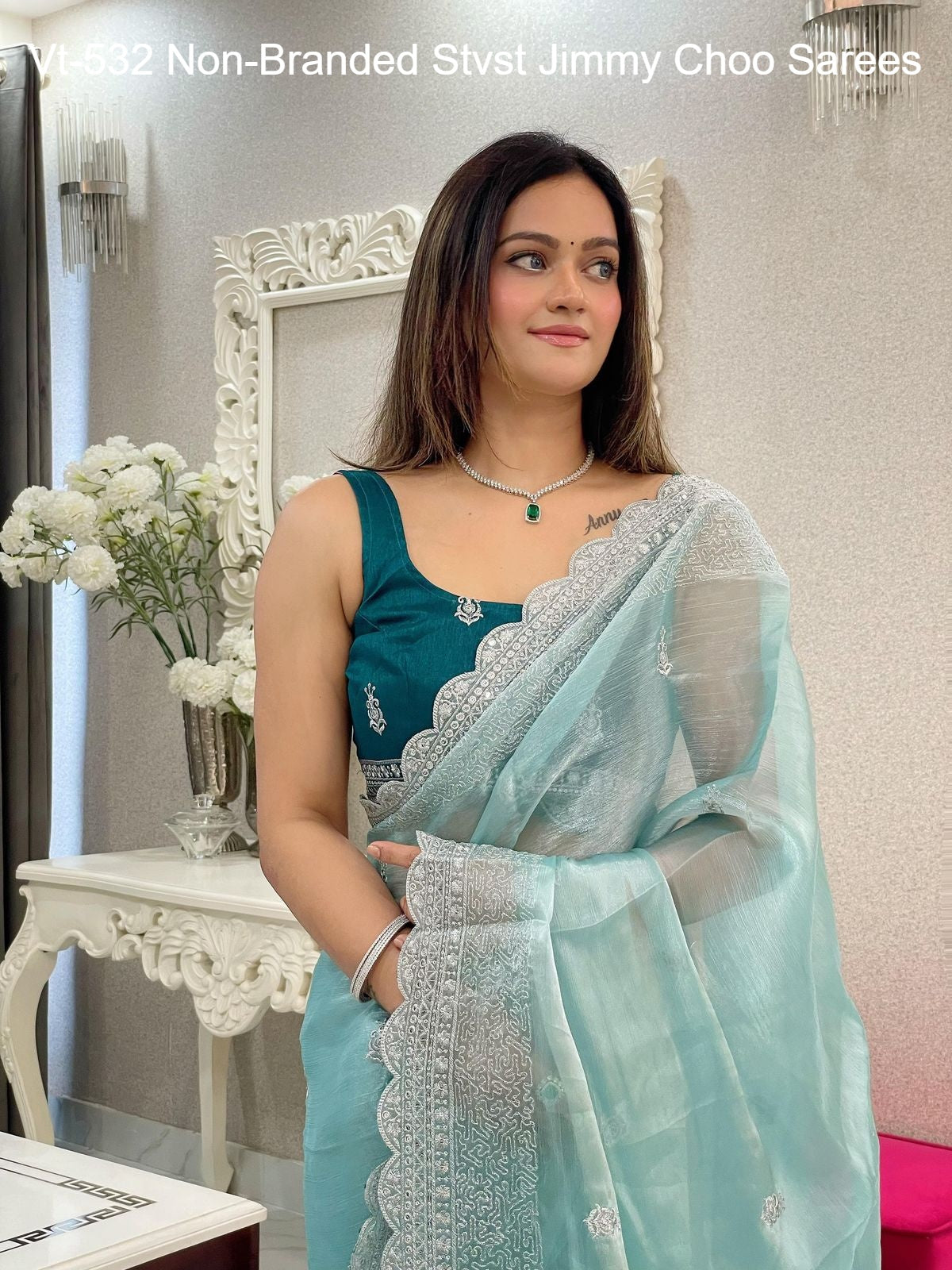 Vt-532 Non-Branded Stvst Jimmy Choo Sarees