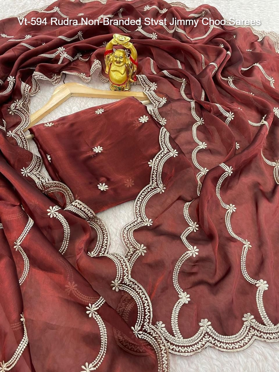 Vt-594 Rudra Non-Branded Stvst Jimmy Choo Sarees