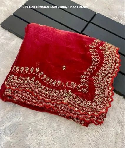 Vt-671 Non-Branded Stvst Jimmy Choo Sarees