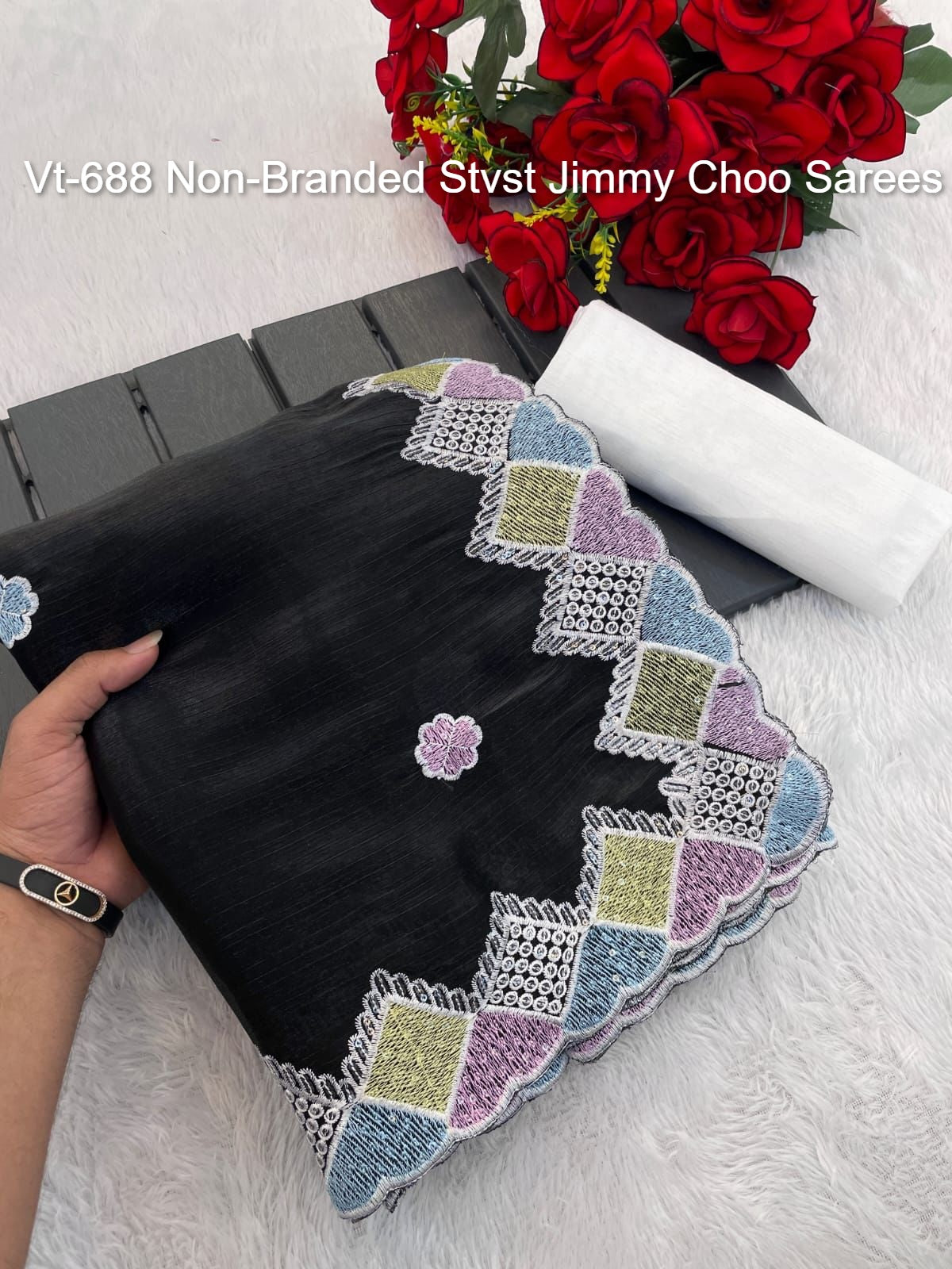 Vt-688 Non-Branded Stvst Jimmy Choo Sarees