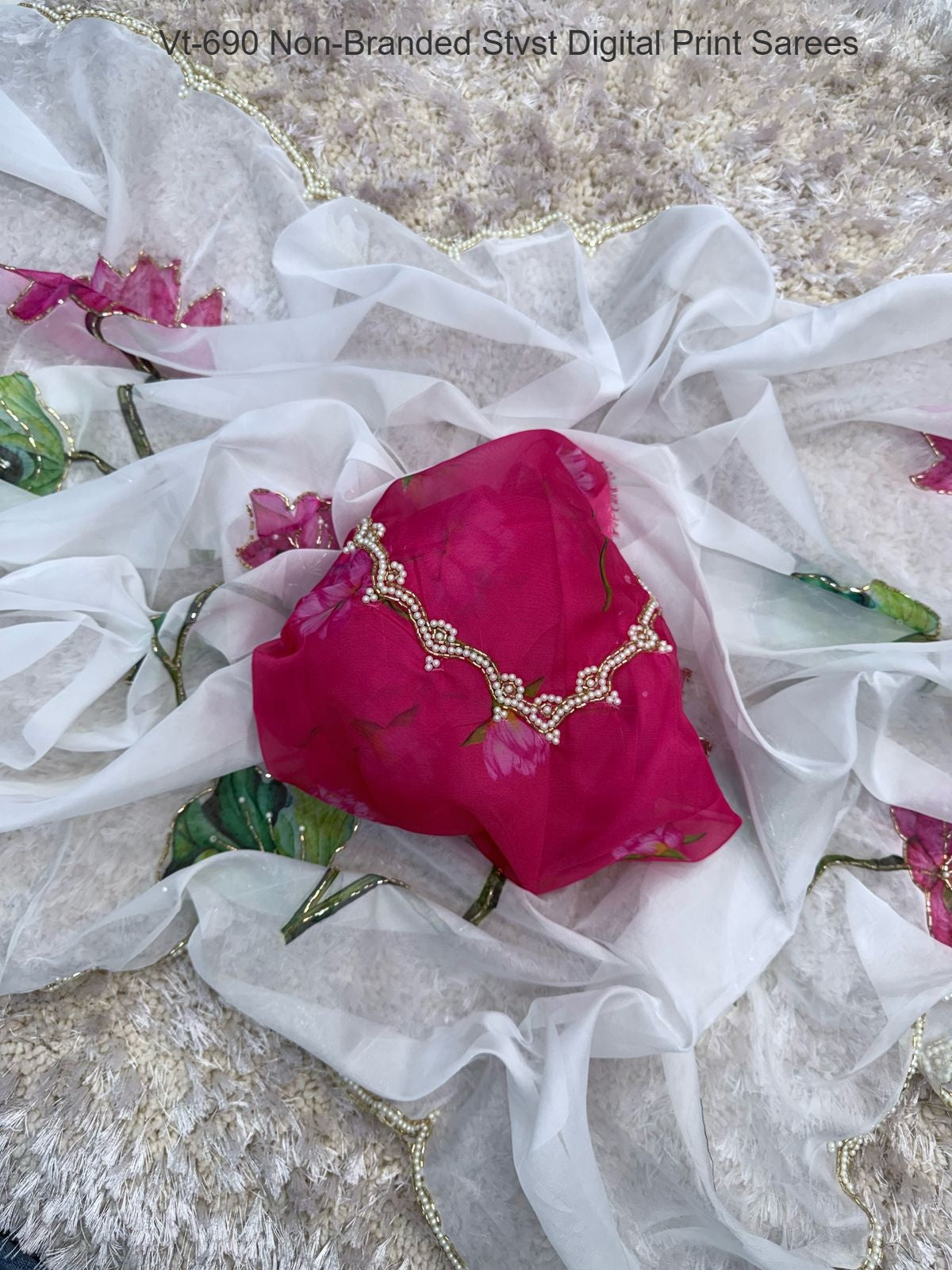 Vt-690 Non-Branded Stvst Digital Print Sarees