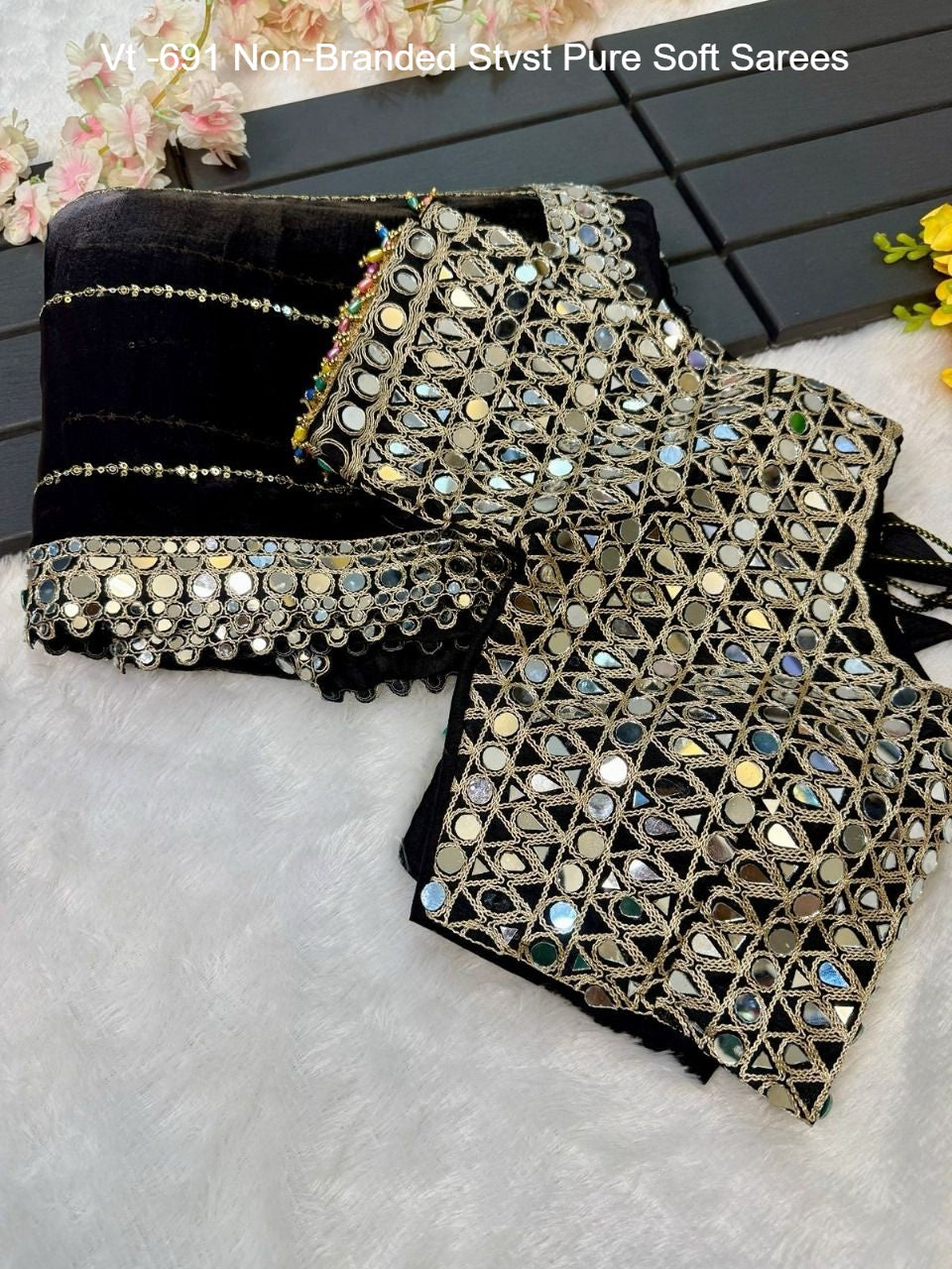 Vt -691 Non-Branded Stvst Pure Soft Sarees