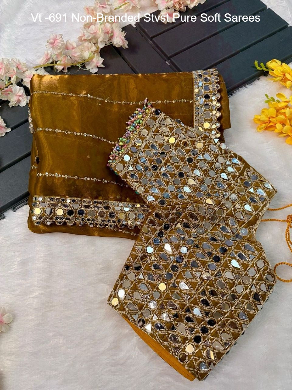 Vt -691 Non-Branded Stvst Pure Soft Sarees