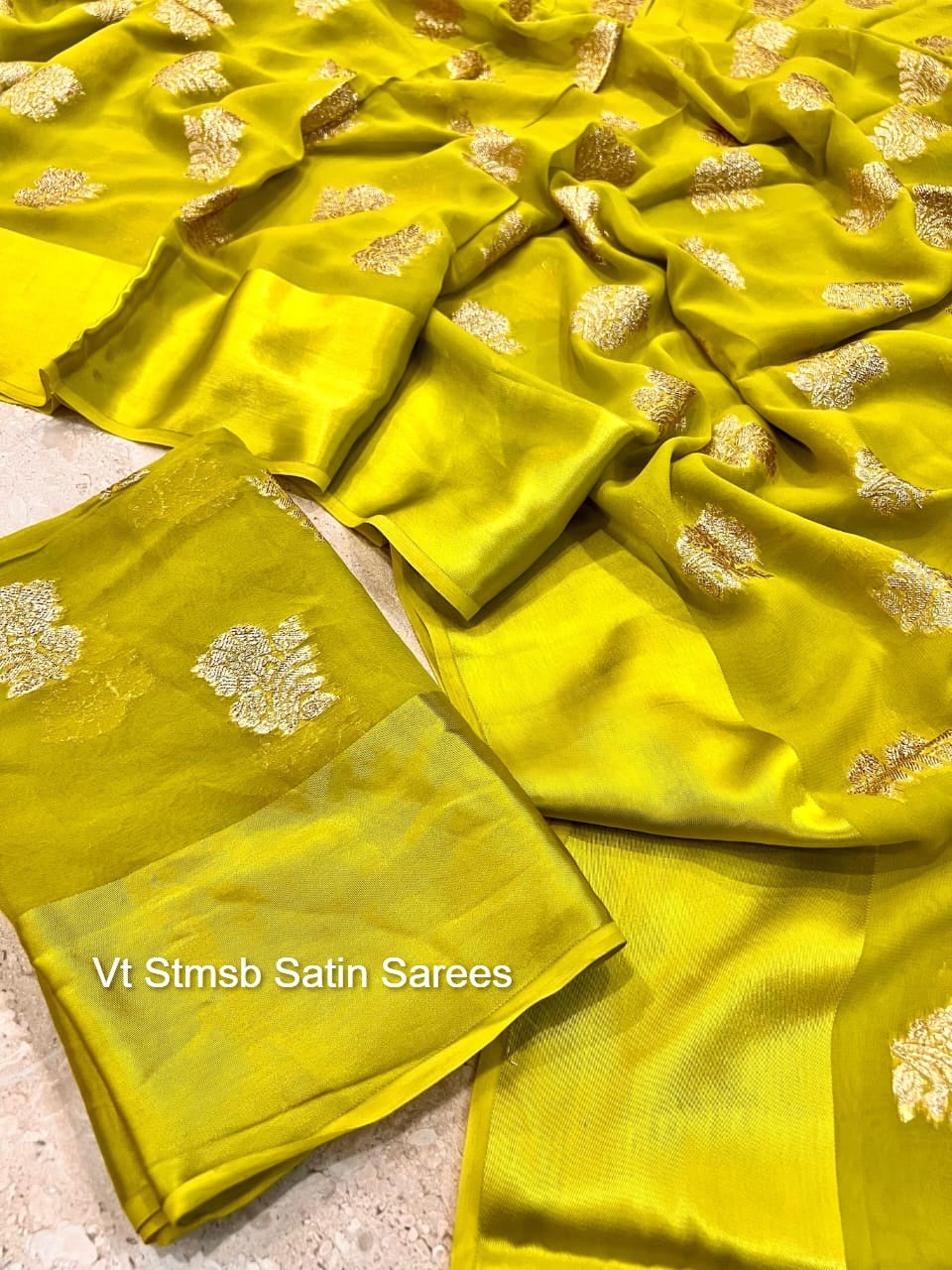 Vt Stmsb Satin Sarees
