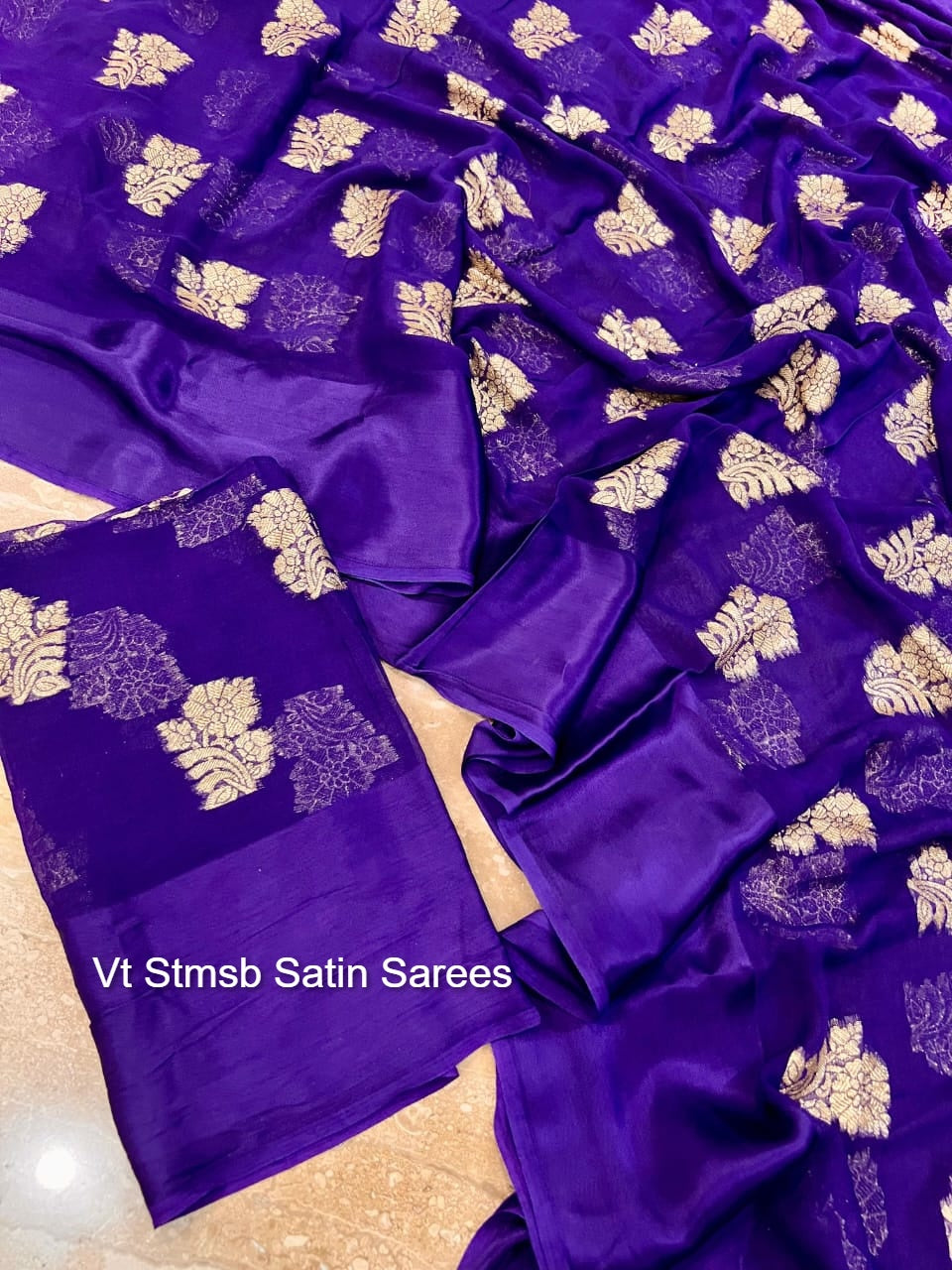 Vt Stmsb Satin Sarees