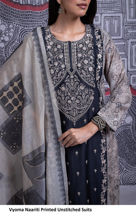 Vyoma Naariti Printed Unstitched Suits
