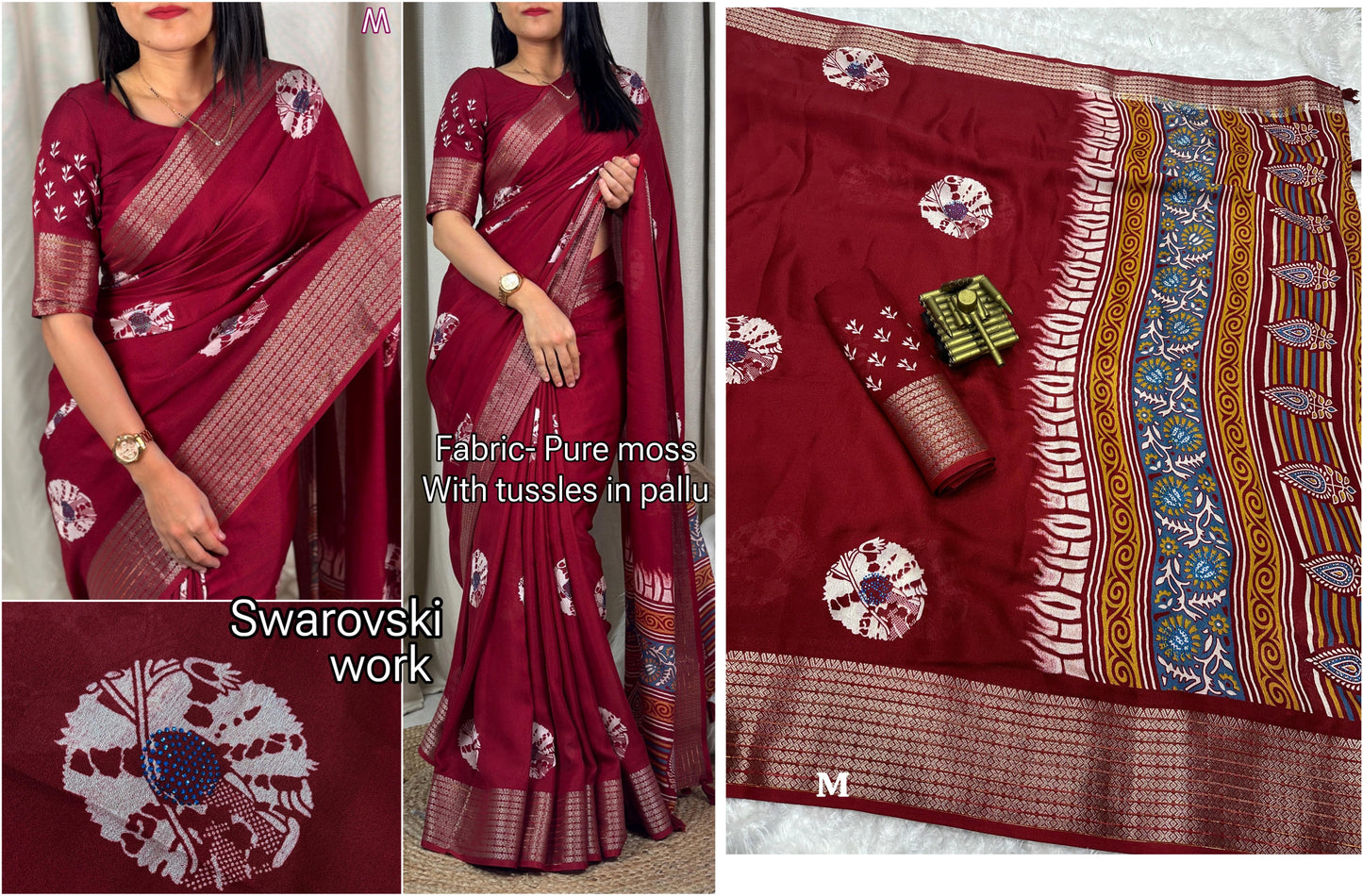 Nf5933 Vmk. Diamond Work Sarees