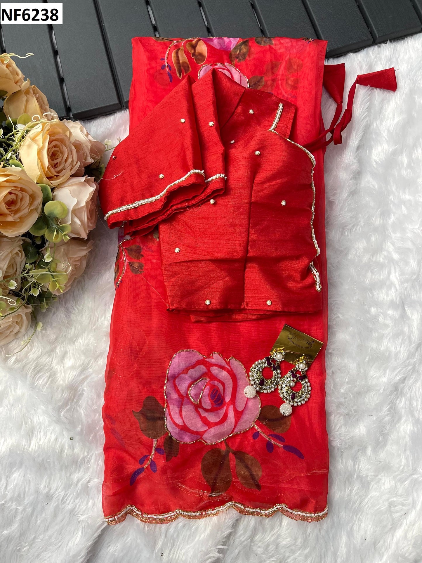 Nf6238 Vmk. Zardosi Work Sarees