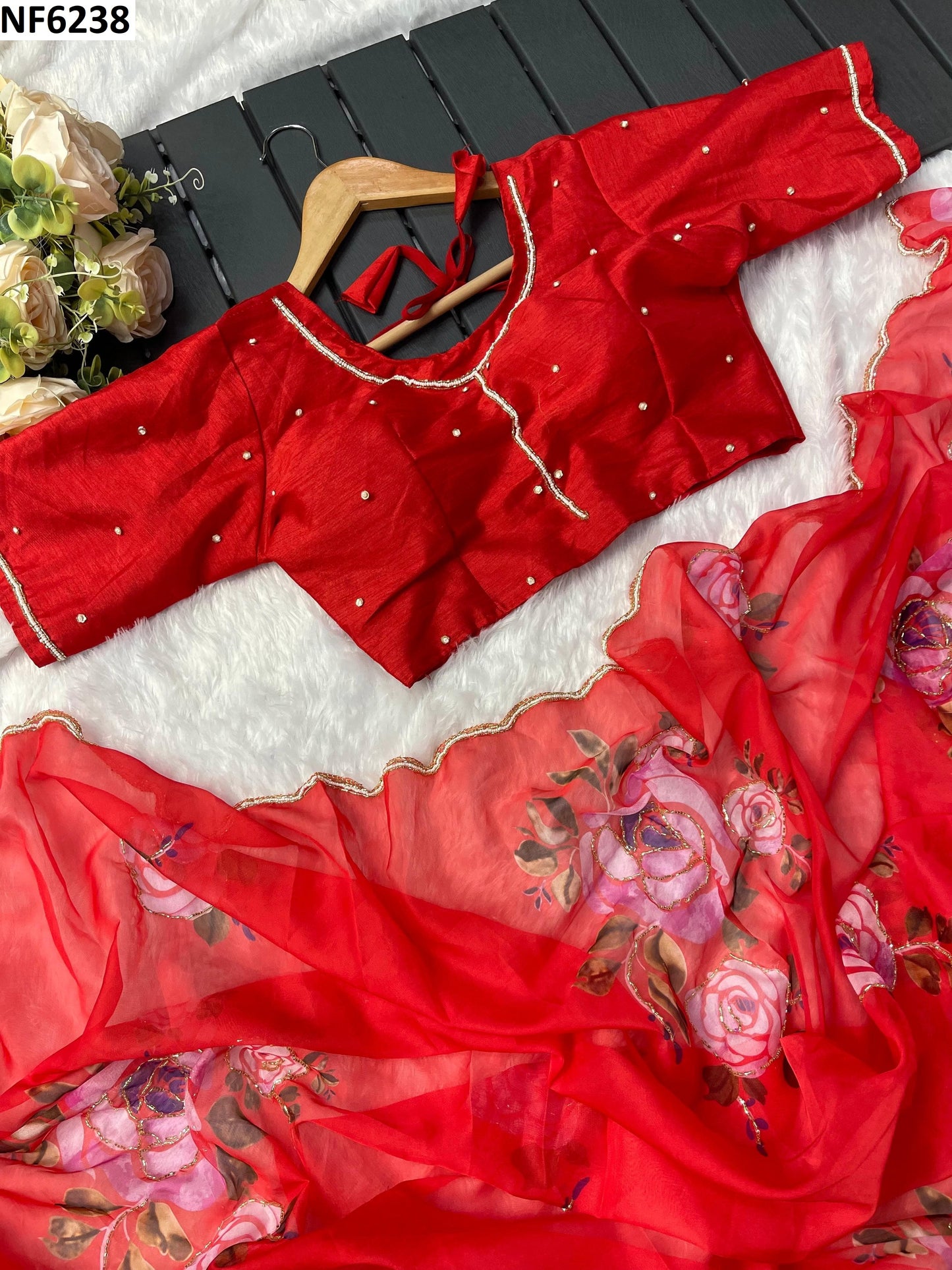 Nf6238 Vmk. Zardosi Work Sarees