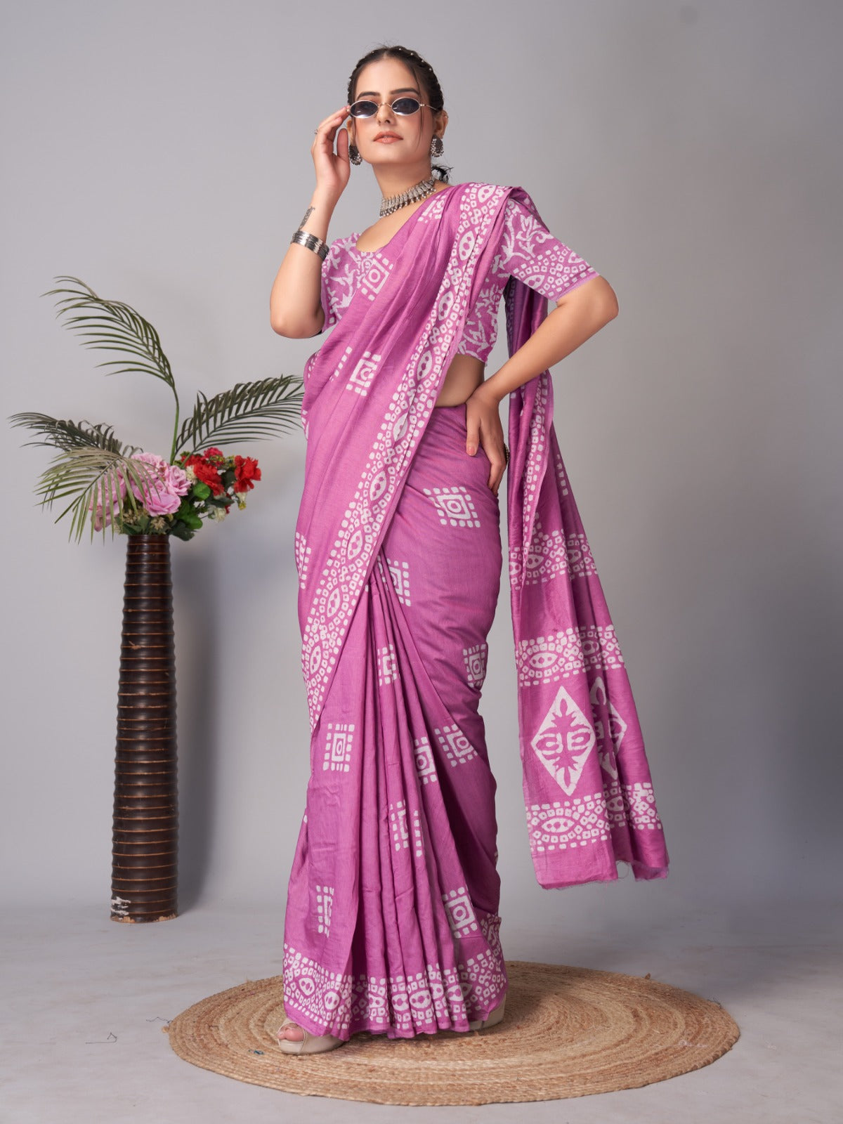 Mb005 To Mb024 Batik Mira Bela Print Sarees