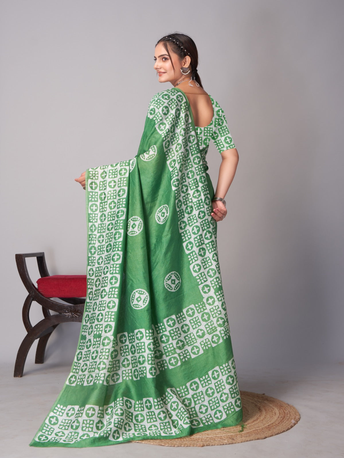 Mb005 To Mb024 Batik Mira Bela Print Sarees