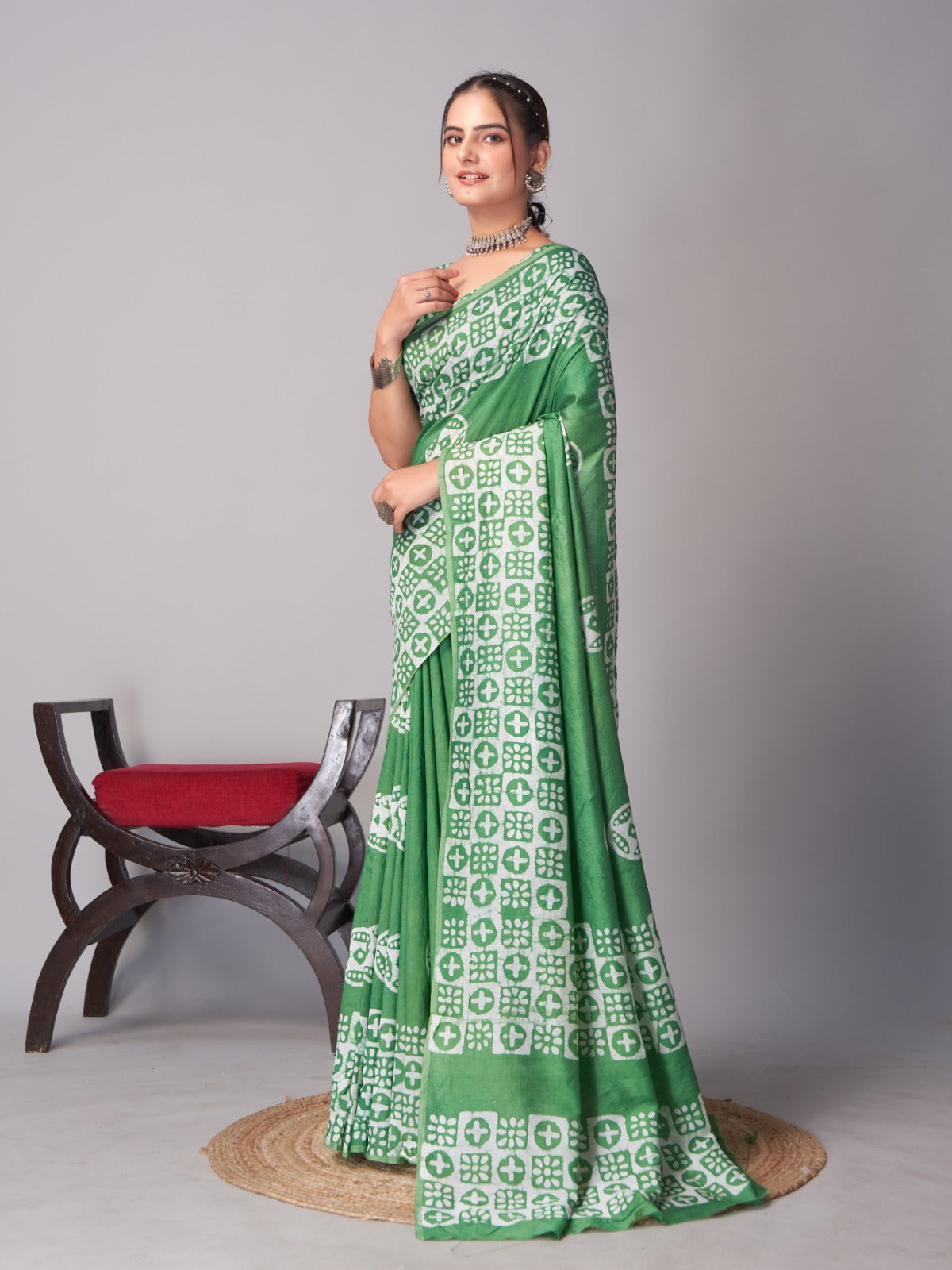 Mb005 To Mb024 Batik Mira Bela Print Sarees