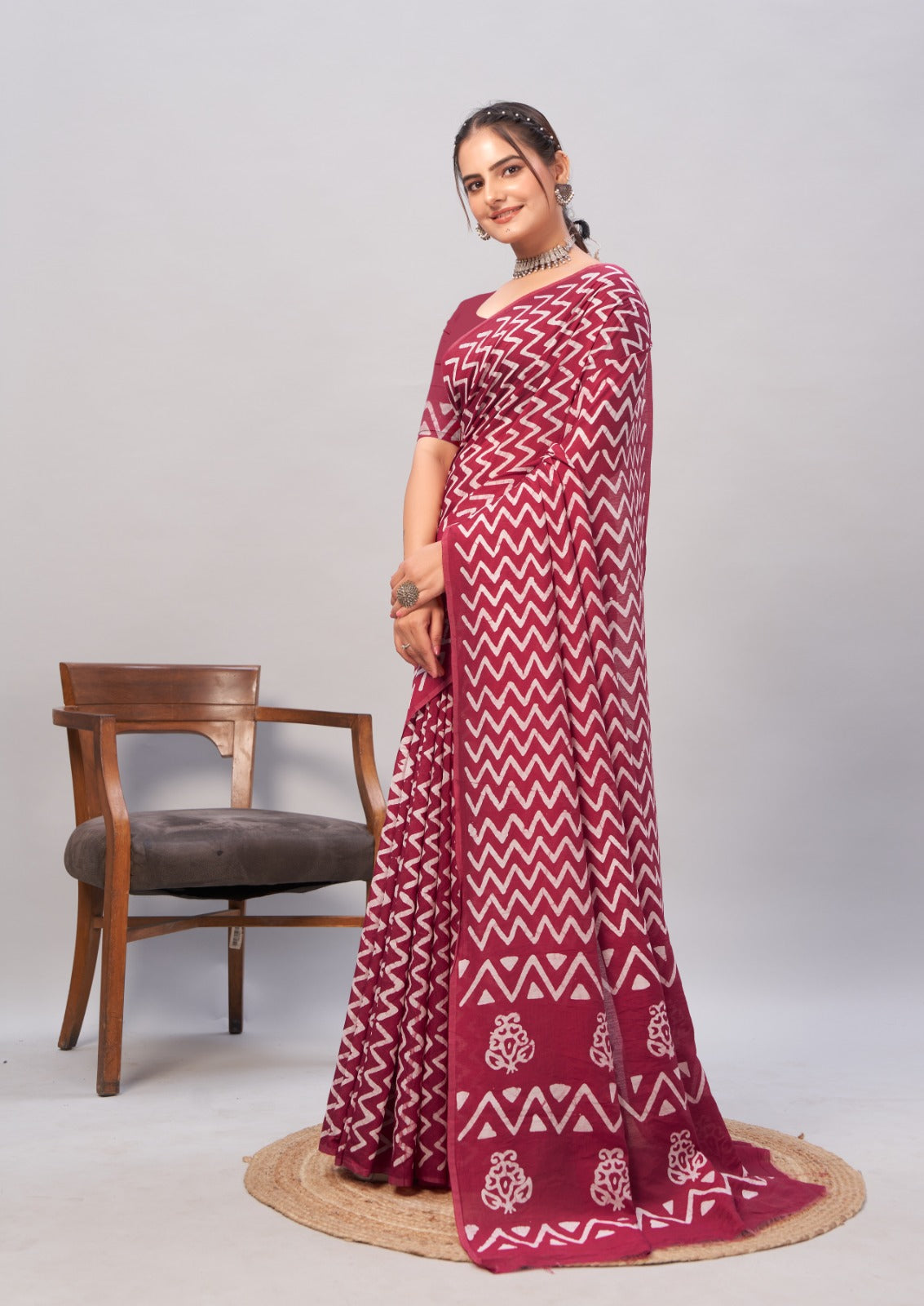 Mb005 To Mb024 Batik Mira Bela Print Sarees
