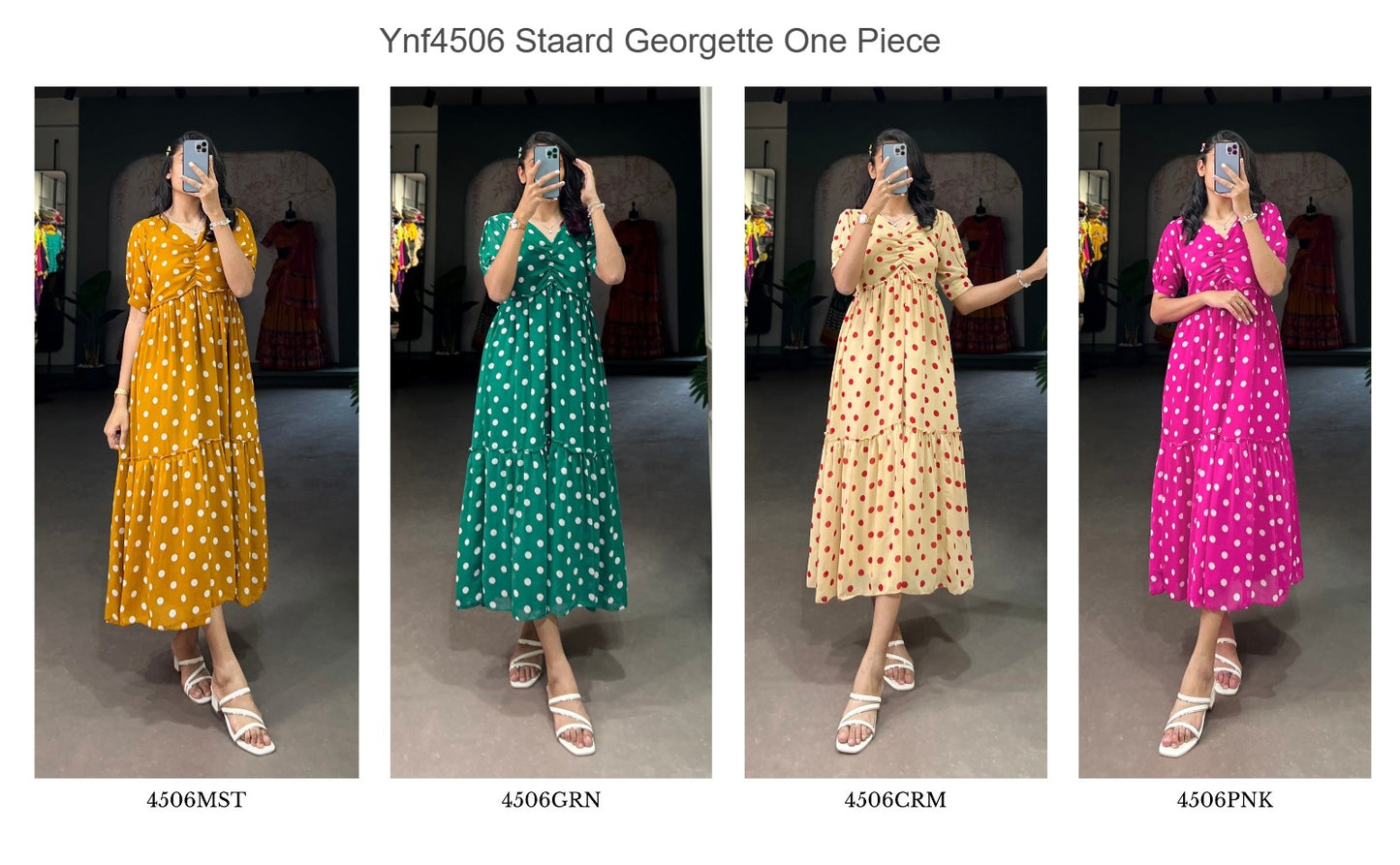 Ynf4506 Staard Georgette One Piece