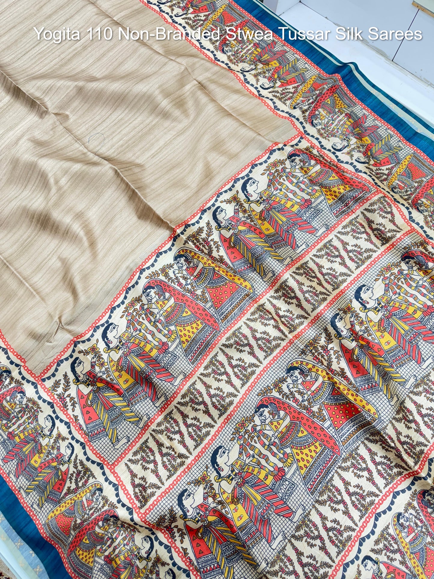 Yogita 110 Non-Branded Stwea Tussar Silk Sarees