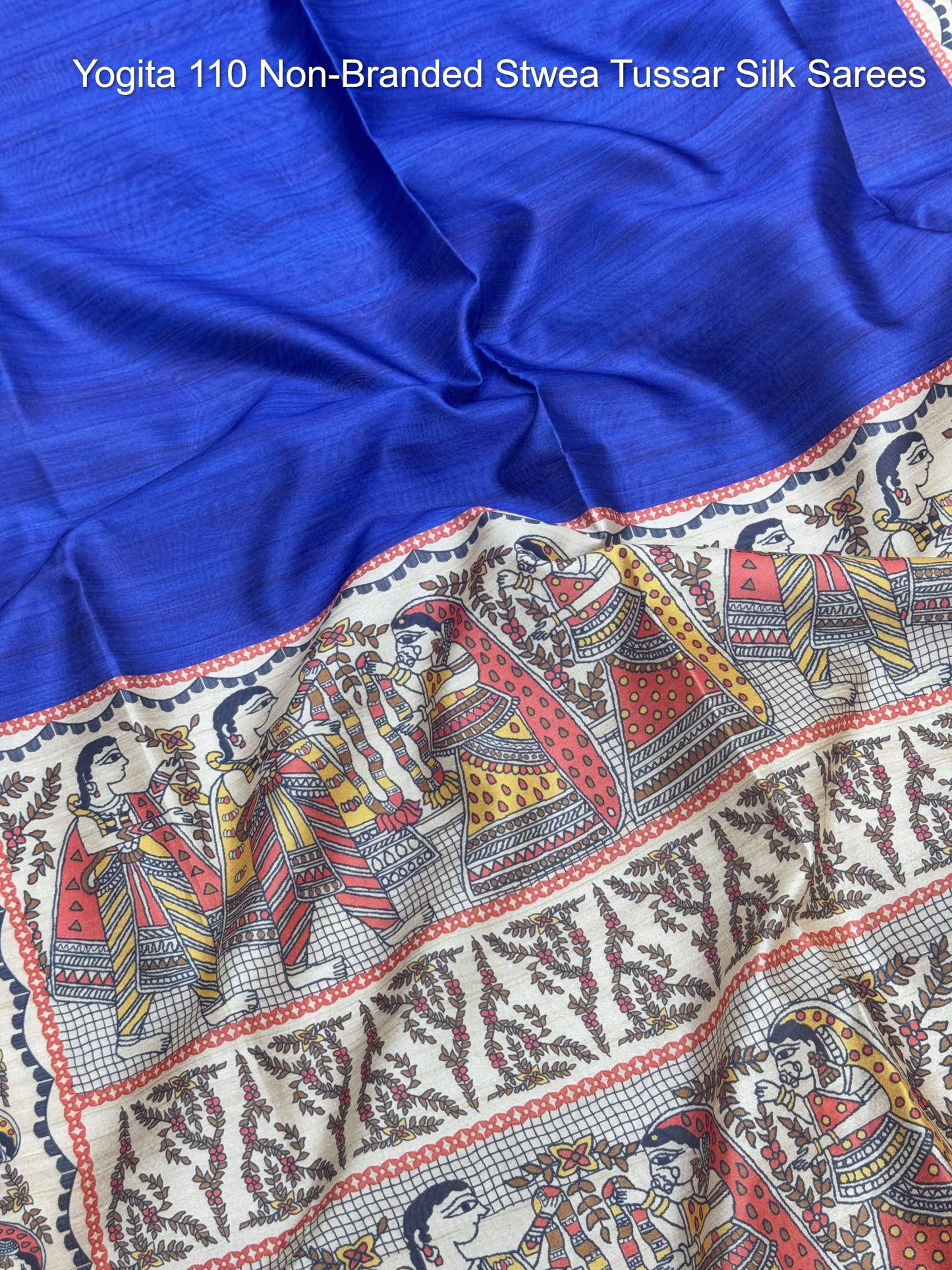 Yogita 110 Non-Branded Stwea Tussar Silk Sarees