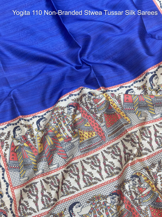 Yogita 110 Non-Branded Stwea Tussar Silk Sarees