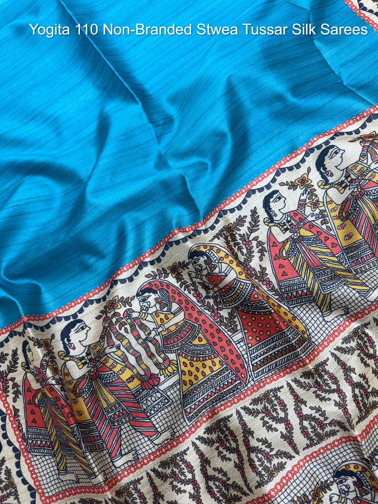 Yogita 110 Non-Branded Stwea Tussar Silk Sarees