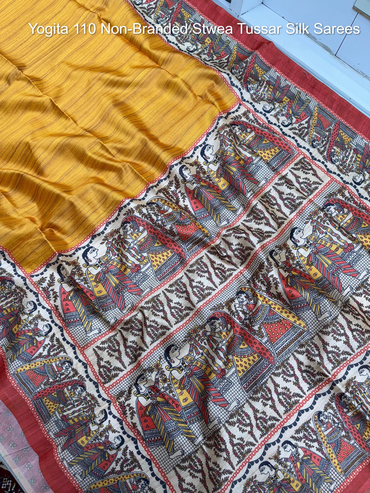 Yogita 110 Non-Branded Stwea Tussar Silk Sarees