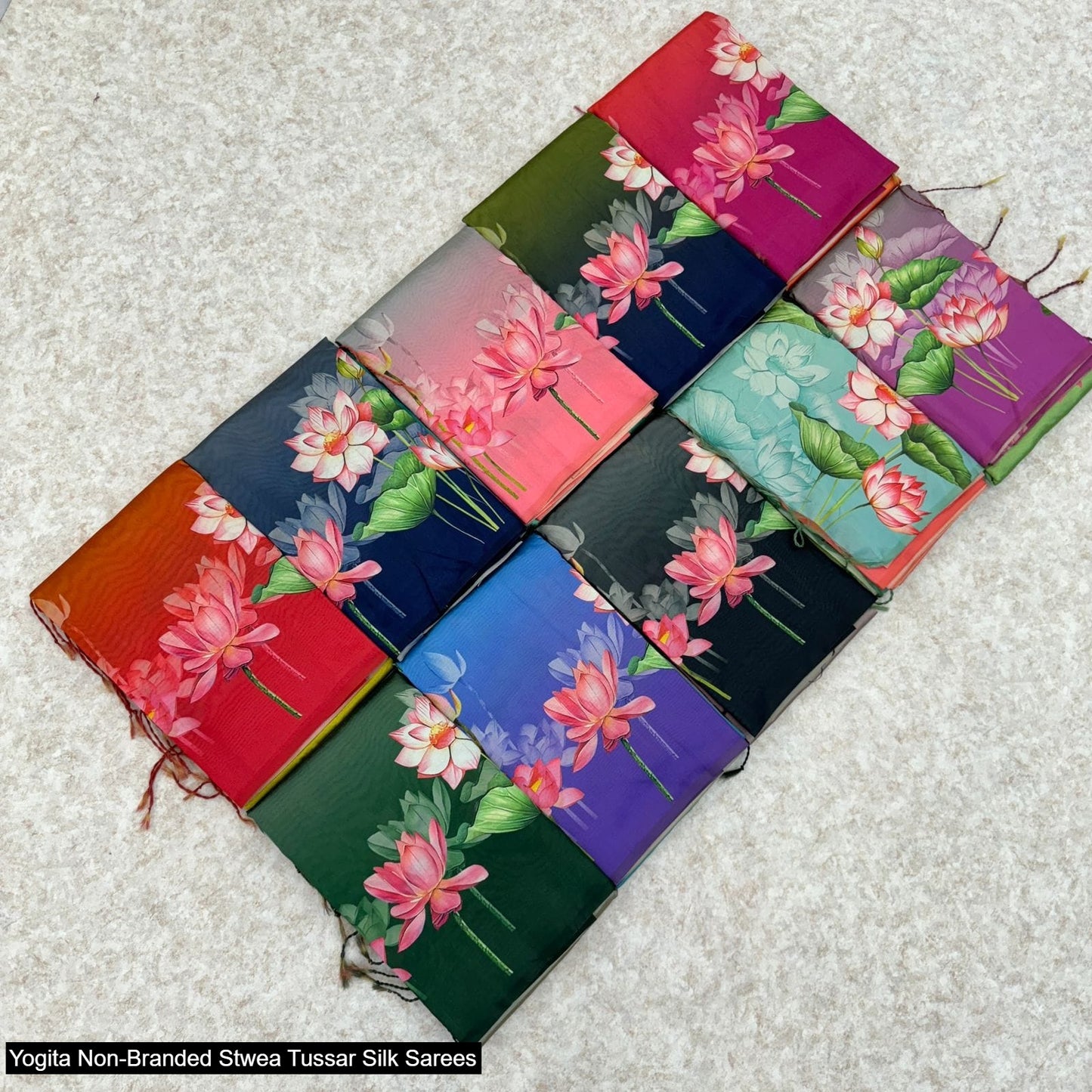 Yogita Non-Branded Stwea Tussar Silk Sarees