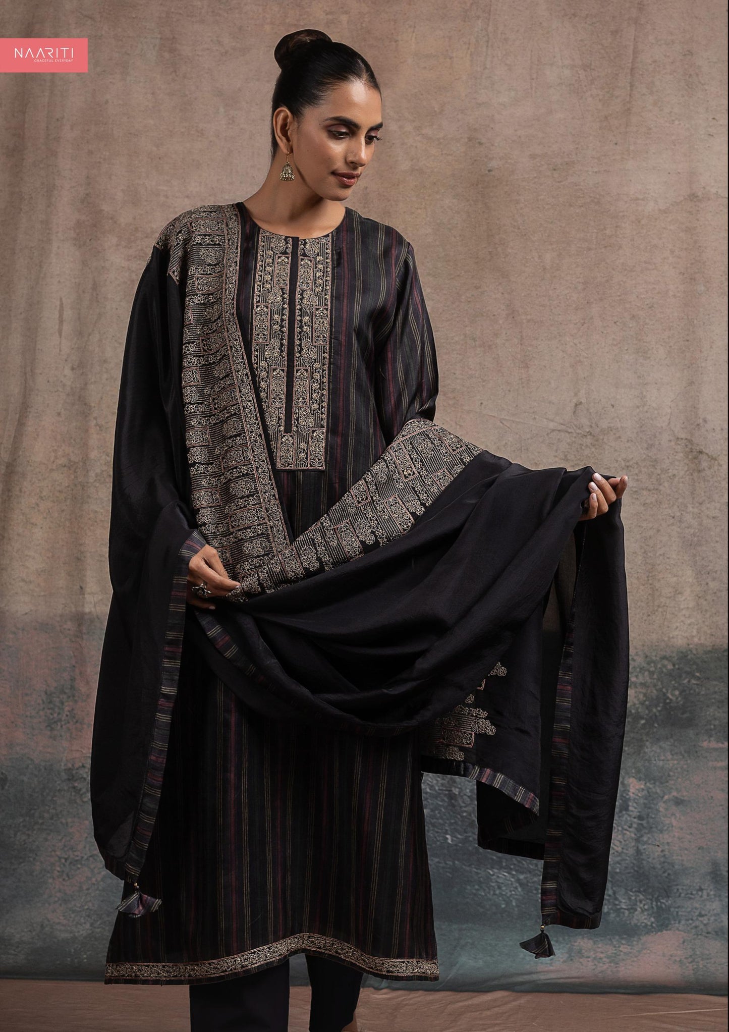 Yugin Naariti Silk Unstitched Suits