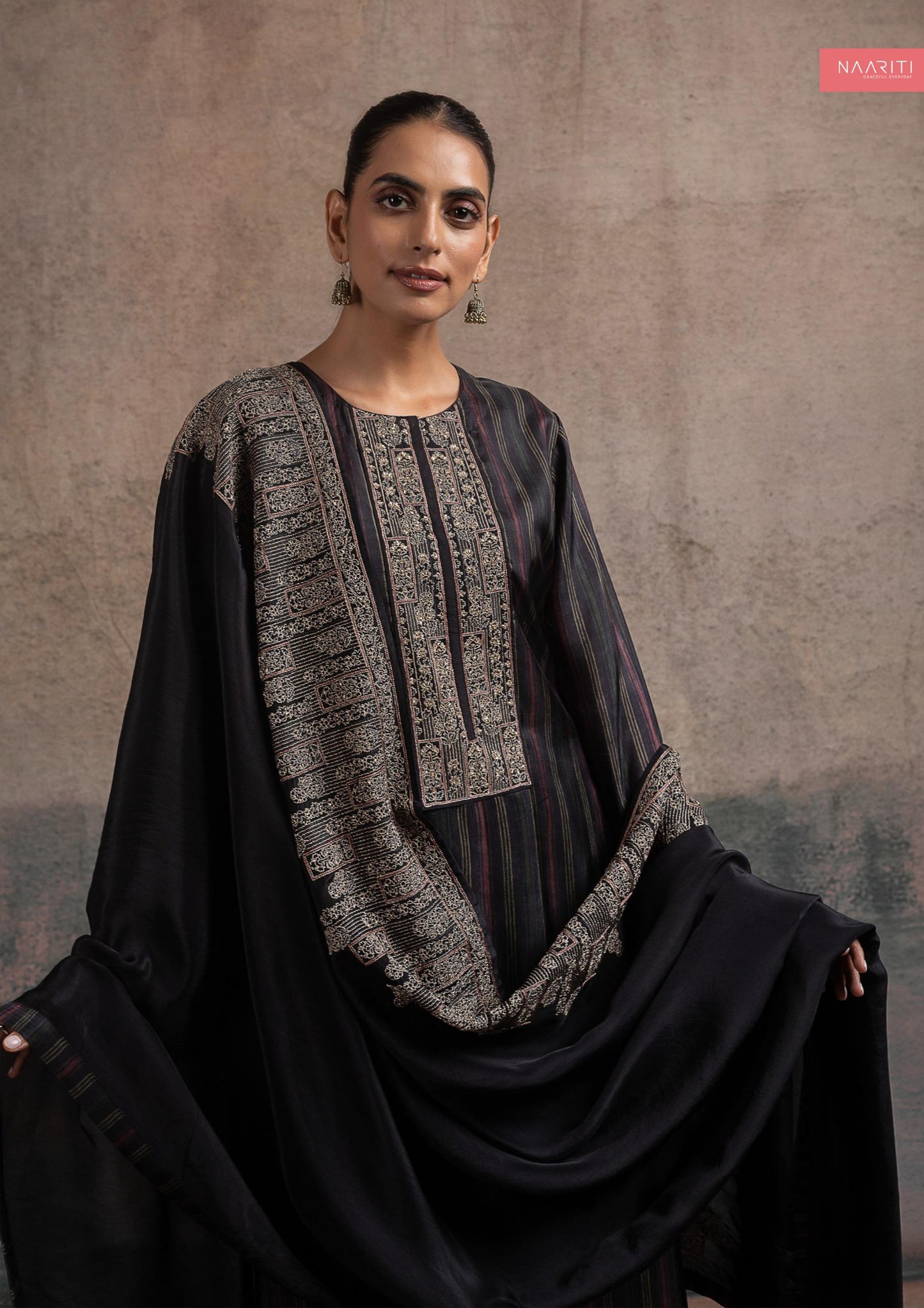 Yugin Naariti Silk Unstitched Suits