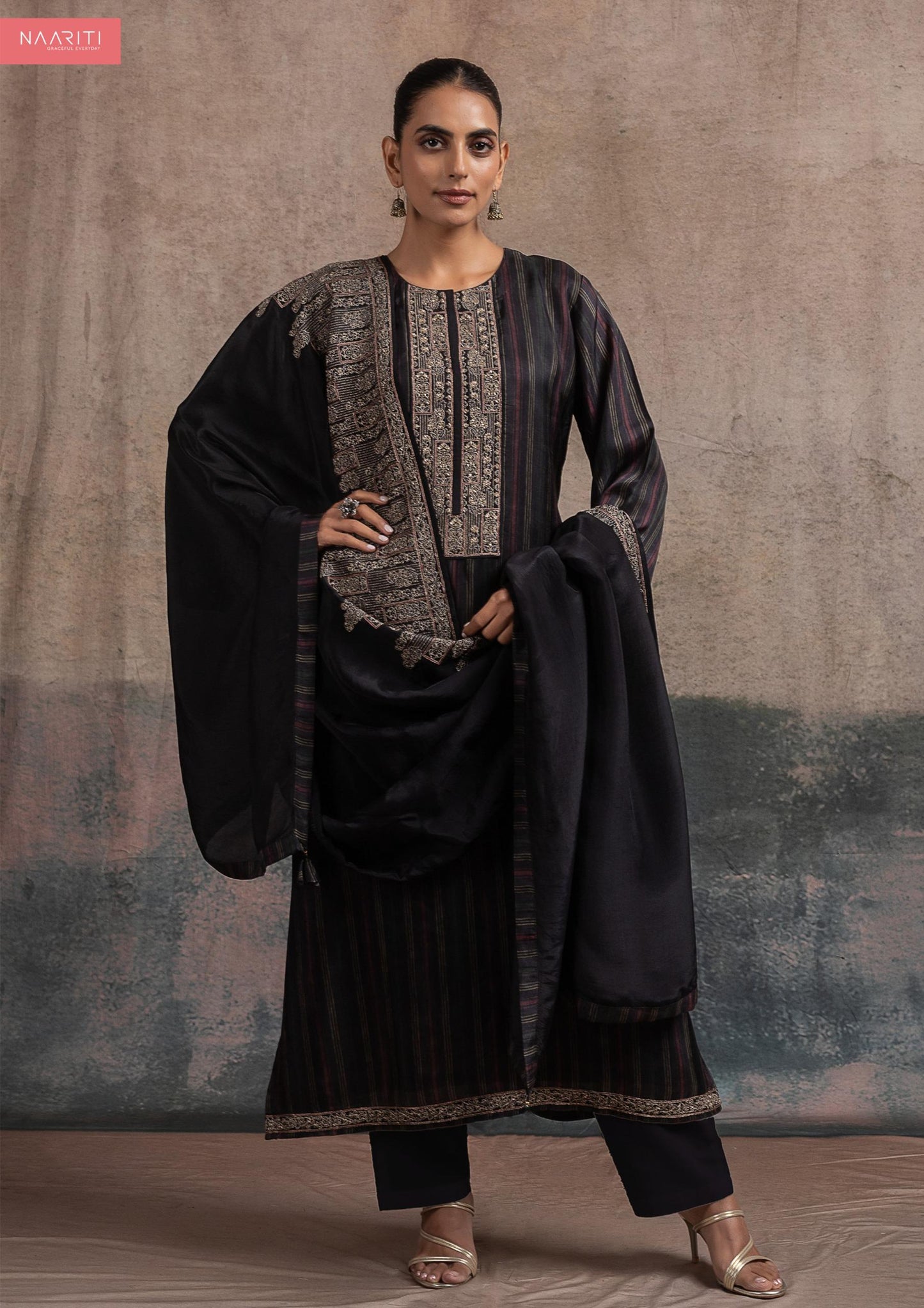 Yugin Naariti Silk Unstitched Suits