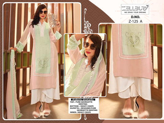 Z-125 A Zellbury Handwork Pakistani Readymade Suits